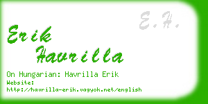 erik havrilla business card